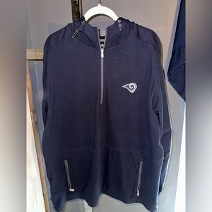 XL MENS TOMMY BAHAMA RAMS WINDBREAKER